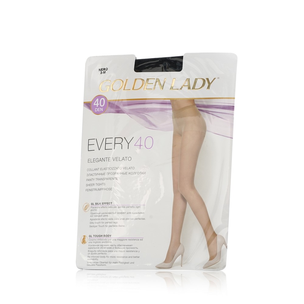 

Женские колготки Golden Lady Every 40den Nero 3 размер