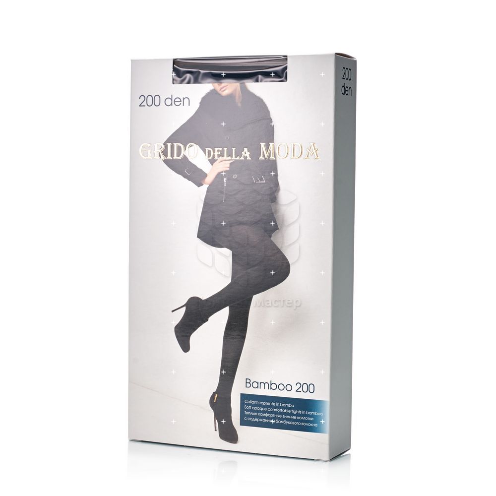 

Женские колготки Grido della Moda Bamboo черные 2 размер