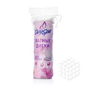 Ватные диски Day Spa прошитые 80шт