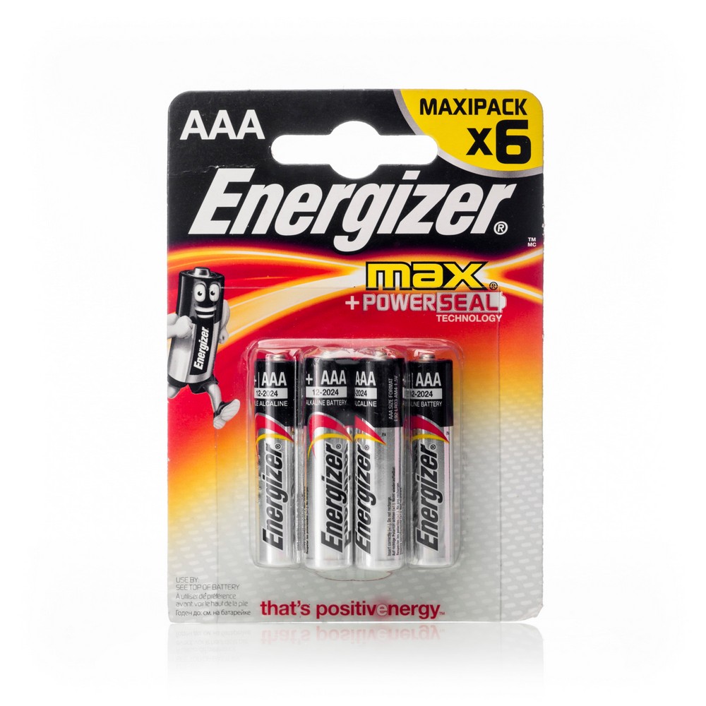 

Батарейки Energizer Max Е92 ААA 6шт