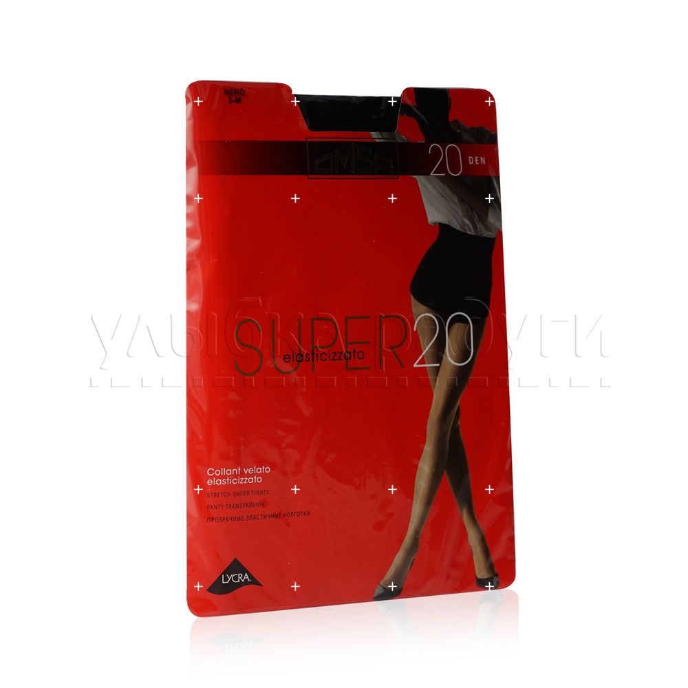 

Женские колготки Omsa Super 20den Nero 3 размер