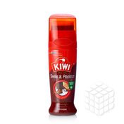 Крем Kiwi для обуви из гладкой кожи " Защита и блеск " , коричневый 50мл