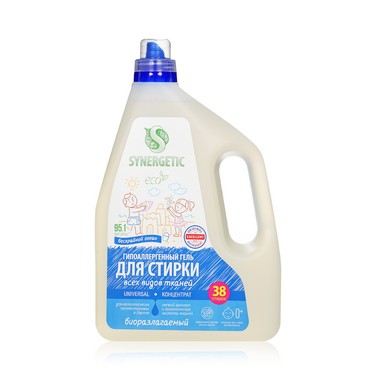 Гипоаллергенный гель для стирки Synergetic " Бескрайний океан " 2,28л