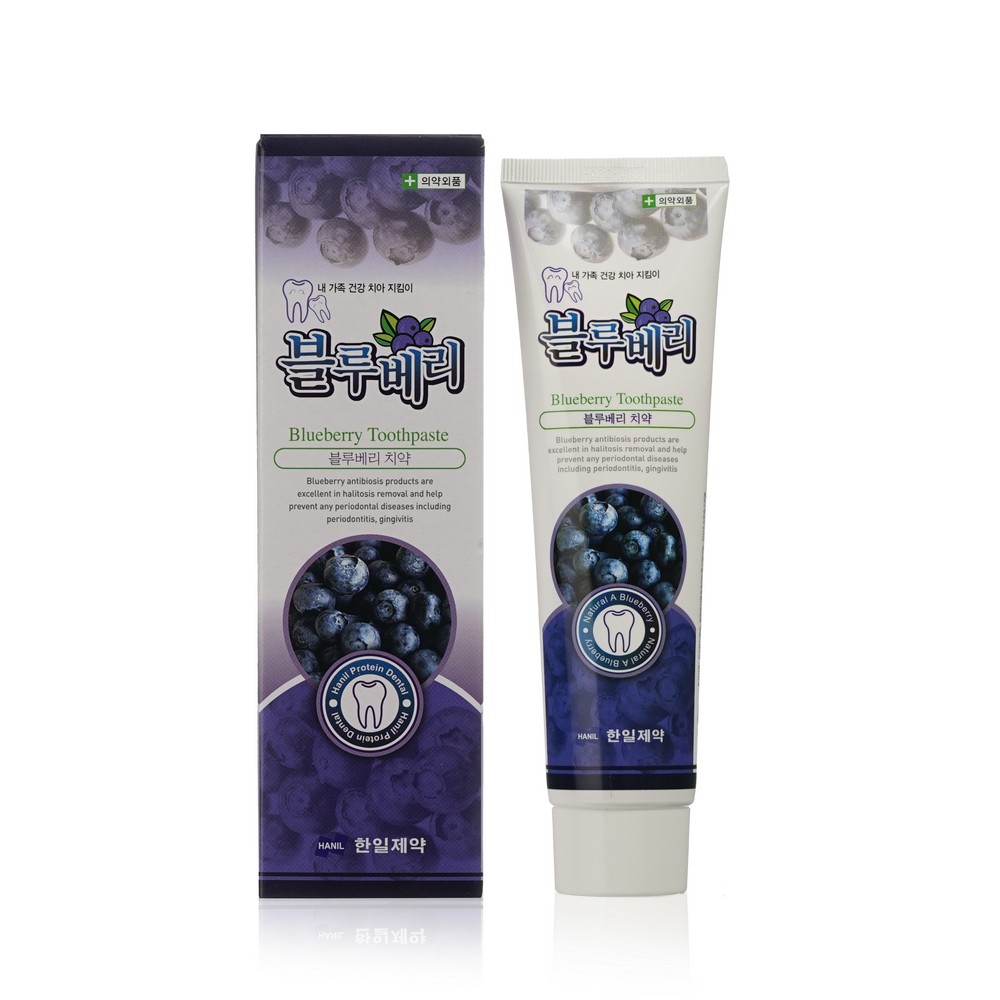 Зубная паста Hanil  BLUBERRY  с экстрактом черники 180г