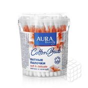 Ватные палочки Aura Beauty в стакане 100шт