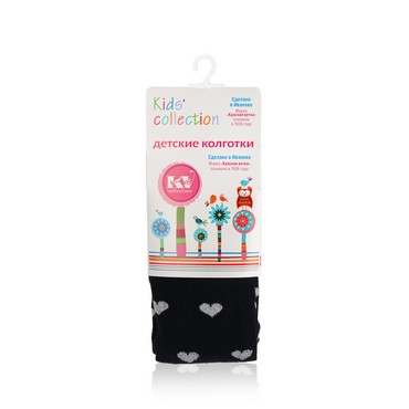 Детские колготки Красная ветка Kids Collection с-1813 " Сердечки " Темно-синий р.80-86