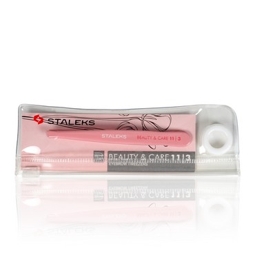 Пинцет для бровей Staleks Beauty & care 11 Type 3 ( широкие скошенные кромки )