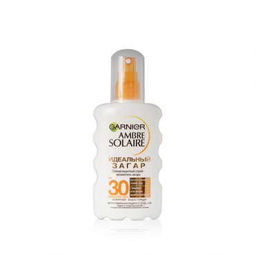 Солнцезащитный спрей - проявитель загара Garnier Ambre Solaire SPF 30 200мл