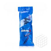 Одноразовые станки Gillette в пакете 3шт