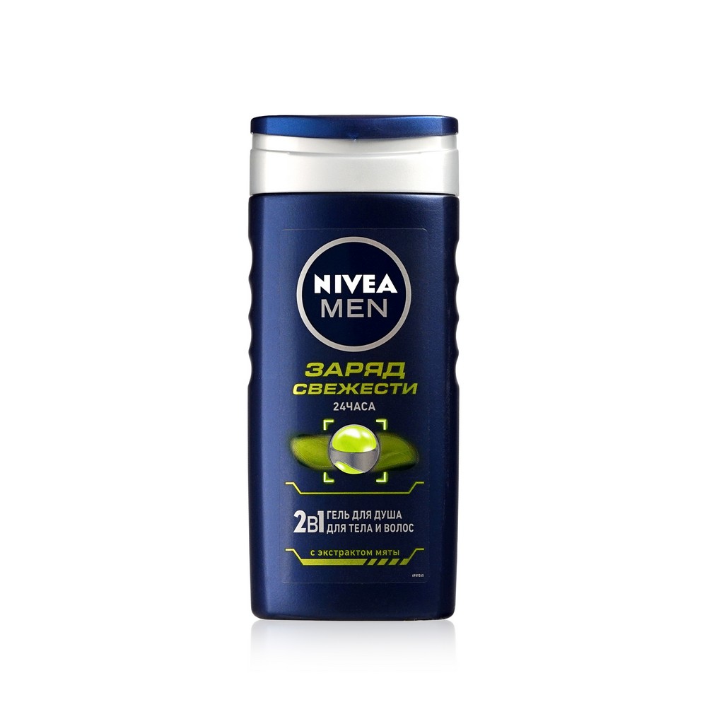 

Мужской гель для душа Nivea Заряд свежести с экстрактом мяты 250мл