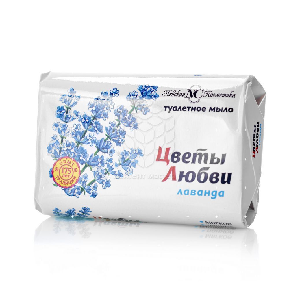 

Туалетное мыло Невская Косметика Цветы любви " Лаванда " 90г