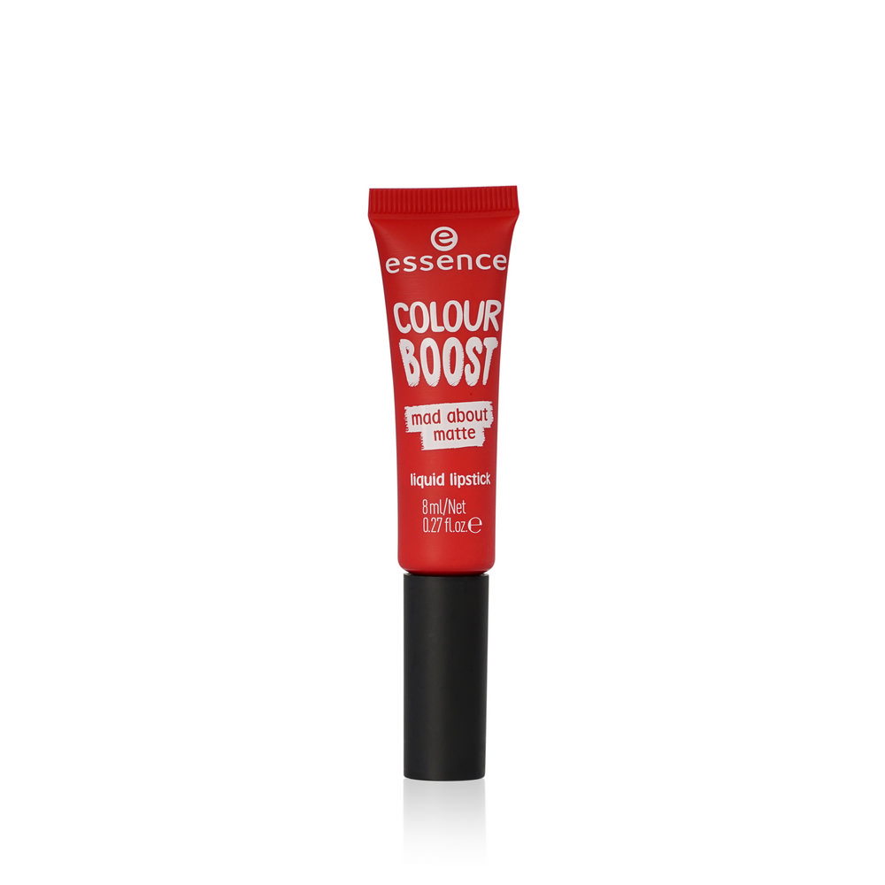 

Жидкая матовая помада Essence Colour boost mad about matte 07 seeing red 8мл