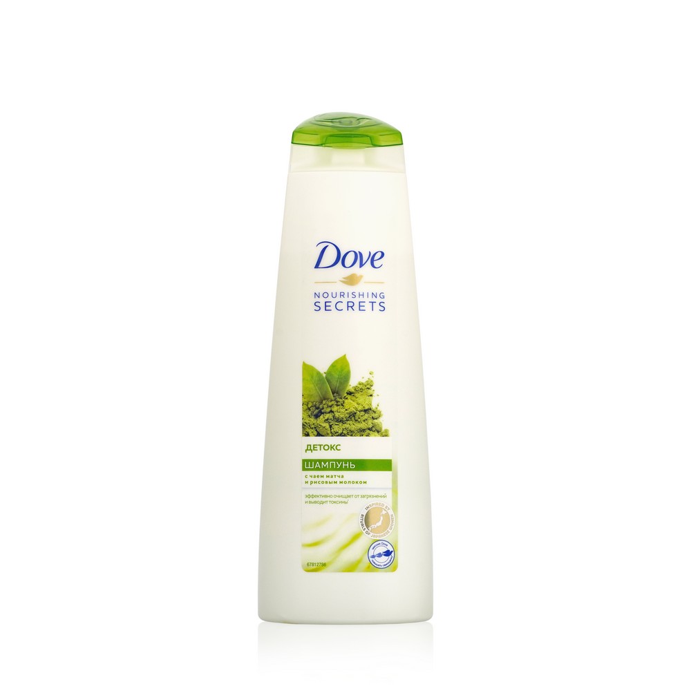 

Шампунь для волос Dove Nourishing Secrets " детокс " с чаем матча и рисовым молоком 380мл