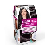 Крем - краска L`Oreal Paris Casting Creme Gloss стойкая для волос 100 Чёрная ваниль