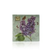 Бумажные салфетки Bouquet Original de Luxe " Сирень " , 2х-слойные 33*33см 20шт