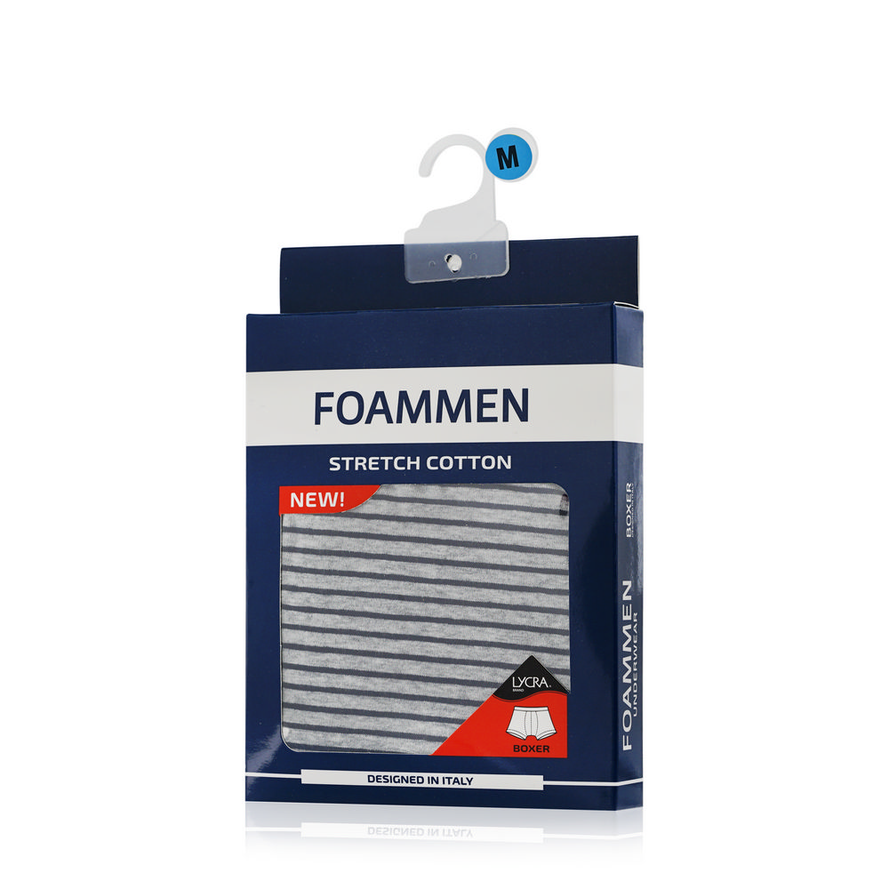 

Мужские трусы - боксеры Foammen Fo80503-2 , серые , M
