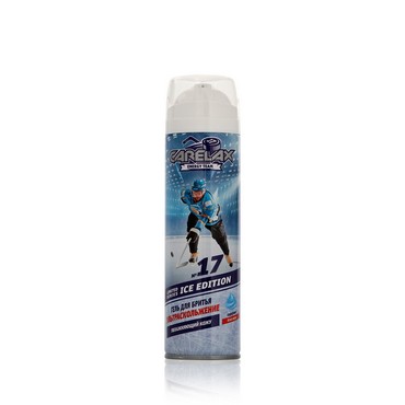 Гель для бритья Carelax Ice edition " Ультраскольжение " увлажняющий с алоэ вера 200мл