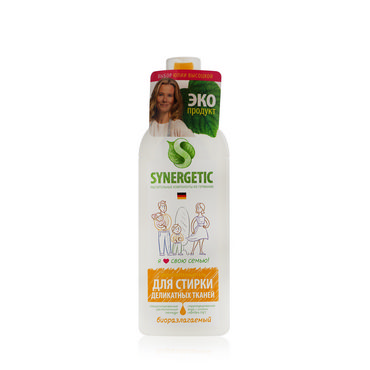 Гель для стирки деликатных тканей Synergetic 750мл