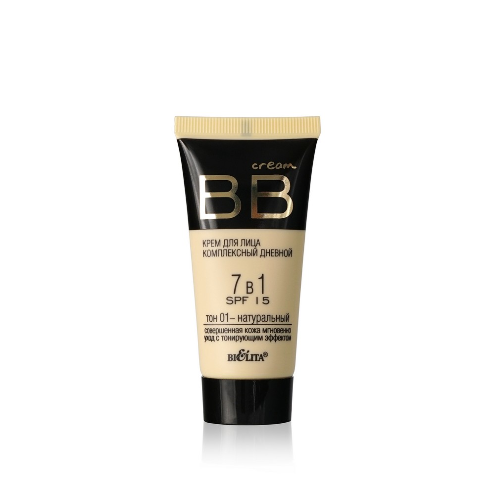 

BB крем для лица Bielita 7 в 1 комплексный дневной SPF 15 01 Натуральный 30мл