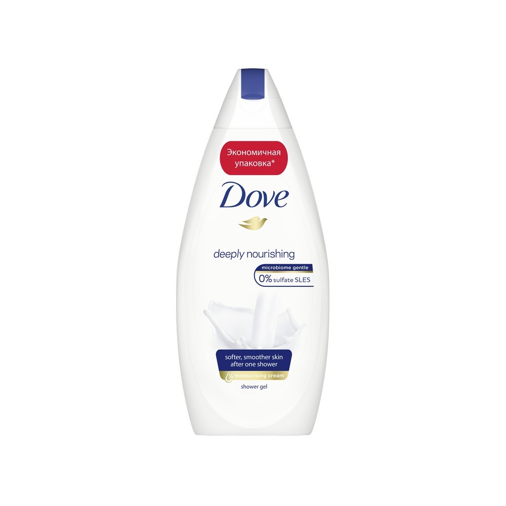 

Бессульфатный гель для душа Dove " глубокое питание и увлажнение " 500мл