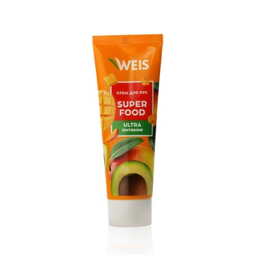 Крем для рук WEIS Super Food " ultra питание " с экстрактом манго и авокадо 75мл