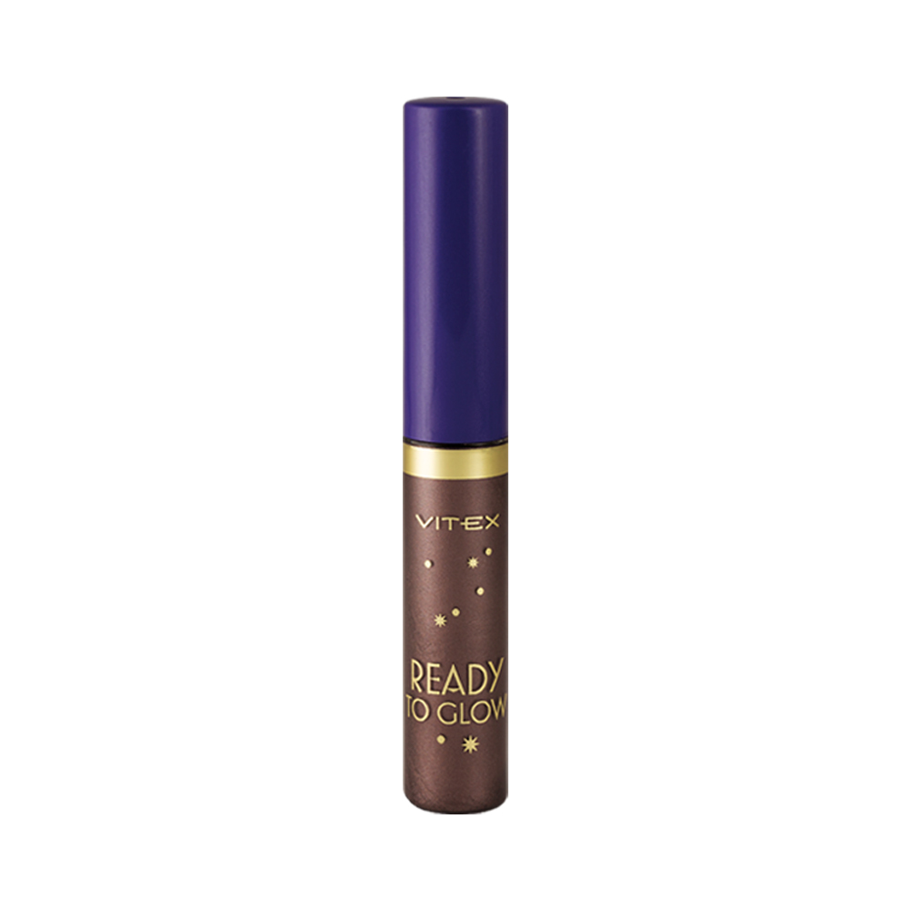 

Жидкая подводка для век Vitex Ready to Glow с блестками 82 Antique bronze 4,8мл