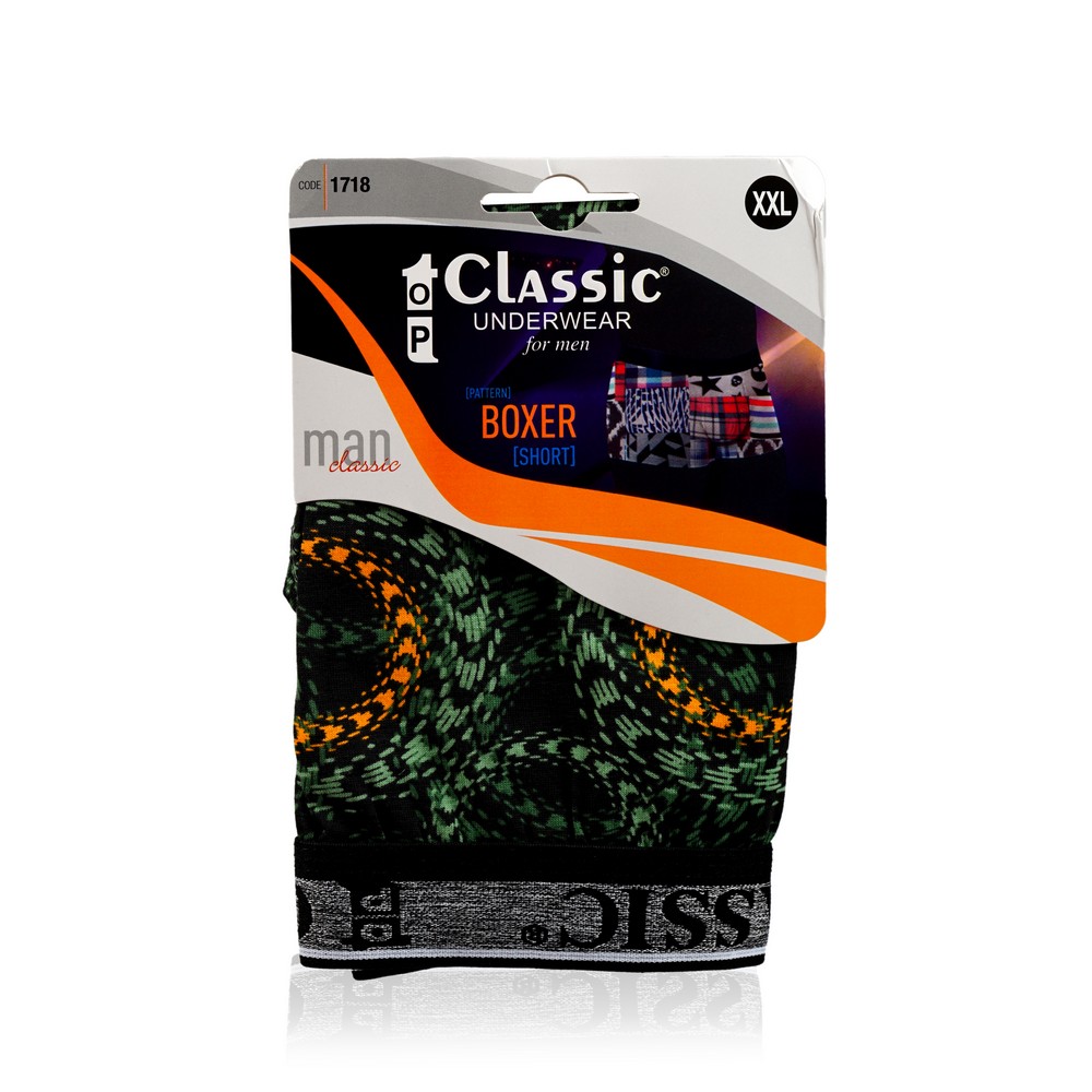

Мужские трусы - боксеры Top Classic 1718 , XXL