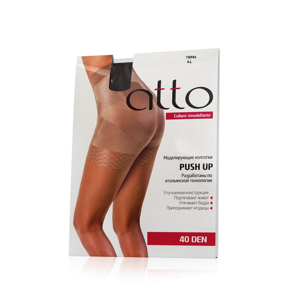 

Женские колготки Atto Push Up 40den Кофе 4 размер