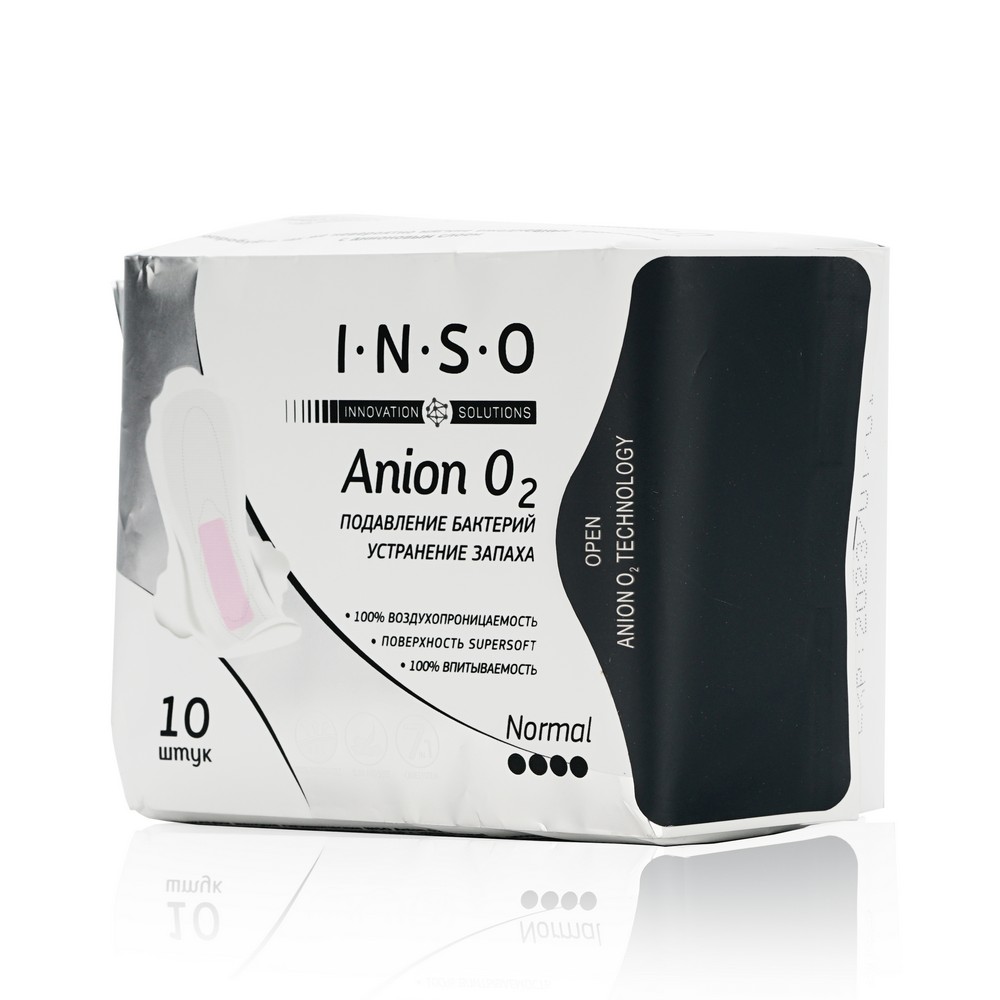 

Прокладки с анионовым слоем INSO Anion O2 Normal 10шт