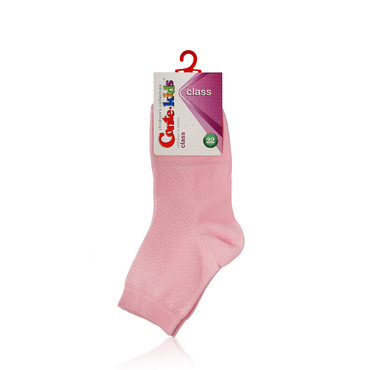 Детские носки Conte Kids Class трикотажные , 151 , р.22 , Светло-розовые