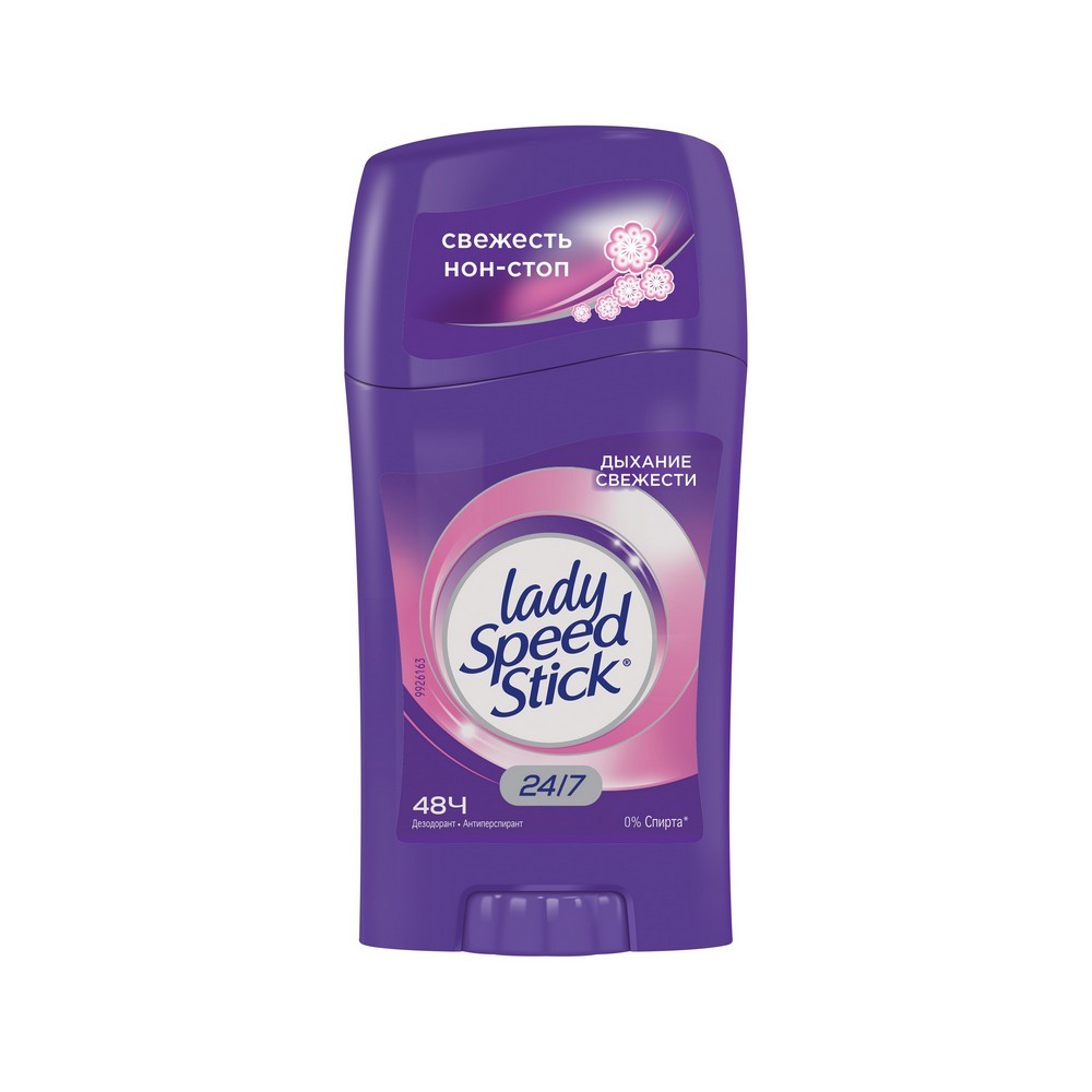 

Женский дезодорант - антиперспирант Lady Speed Stick 24/7 Дыхание Свежести 45г