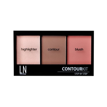 Набор для контурирования лица LN Professional Contour Kit ( хайлайтер , пудра , румяна )