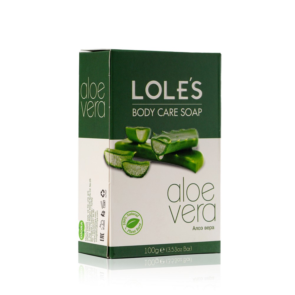 

Туалетное мыло Lole's " Алоэ вера " 100г