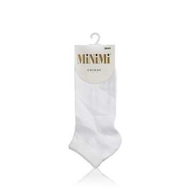 Женские носки Minimi Cotone трикотажные , 1201 , Bianco , р.39-41