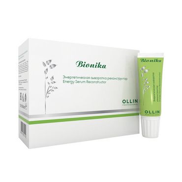 Энергетическая сыворотка - реконструктор для волос Ollin Professional Bionika 10*15мл