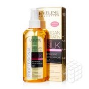 Аргановое масло - эликсир Eveline ARGAN+KERATIN " Art Stylist Professional " 8 в 1 профессиональное , для тусклых и секущихся волос , лишенных объема 150мл