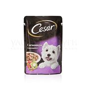 Корм для собак Cesar с ягненком и овощами 100г