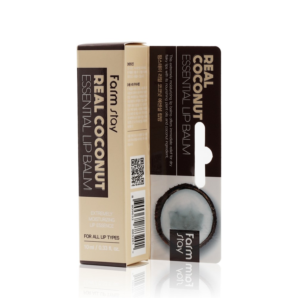 

Бальзам для губ FarmStay " Real Coconut " с экстрактом кокоса 10мл