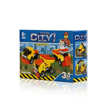 Игрушка - конструктор " Строительная техника " 3 в 1 28-32 элемента