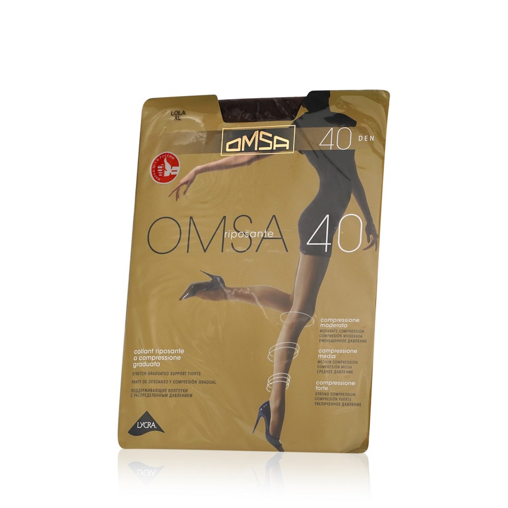 

Женские колготки Omsa Riposante 40den lola 5 размер