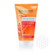 Отшелушивающий скраб Garnier Чистая кожа " Фруктовый заряд " для лица против несовершенств 150мл