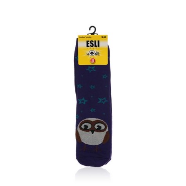 Женские махровые носки Home Line Esli " Сова " , р.25