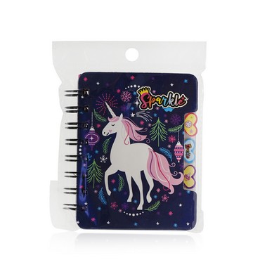Блокнот Mazari " Sparkle " на спирали , 9,2*12см , 51 лист