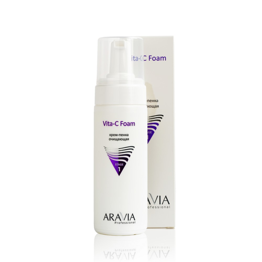 

Крем - пенка для лица Aravia Professional Vita-C Foam очищающая с витамином C 160мл