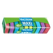 Губки для мытья посуды Чистюля универсальные maxi 10шт