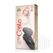 Женские колготки Conte Cotton 250den Nero 2 размер