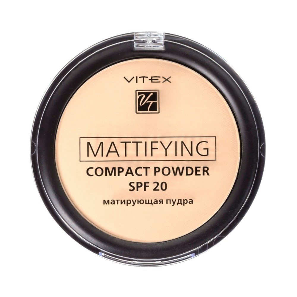 

Матирующая пудра для лица Vitex Mattifying compact powder 04 spf20 15г