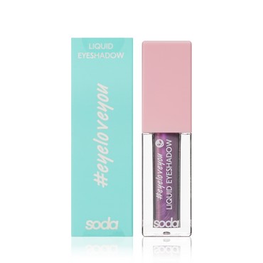 Жидкие тени для век Soda Liquid Eyeshadow #eyeloveyou 002 , 4мл