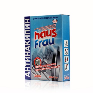 Порошок для стирки белья Haus Frau " Антинакипин " 300г