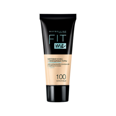 Тональный крем для лица Maybelline New York Fit me! 100 Фарфоровый 30мл